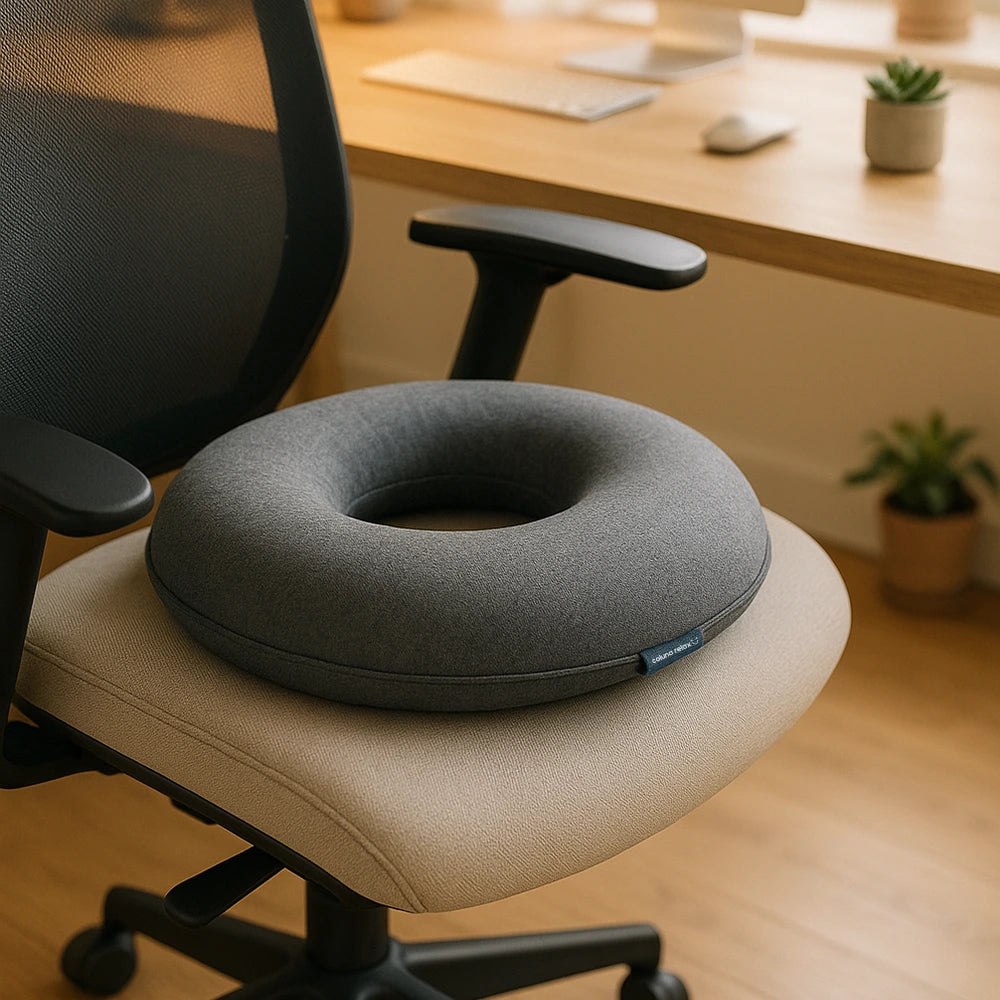 Almofada Hemorroida Coluna Relax® – Conforto ortopédico com tecnologia da NASA