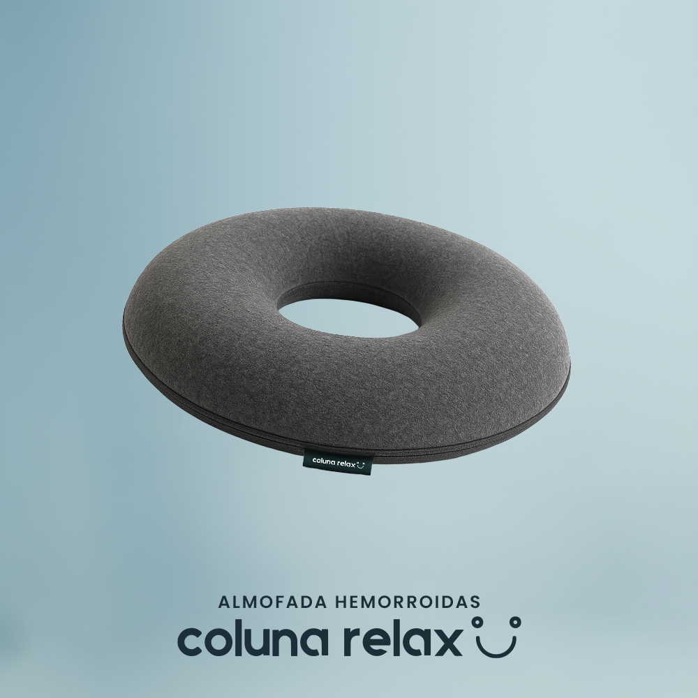 Almofada Hemorroida Coluna Relax® – Conforto ortopédico com tecnologia da NASA