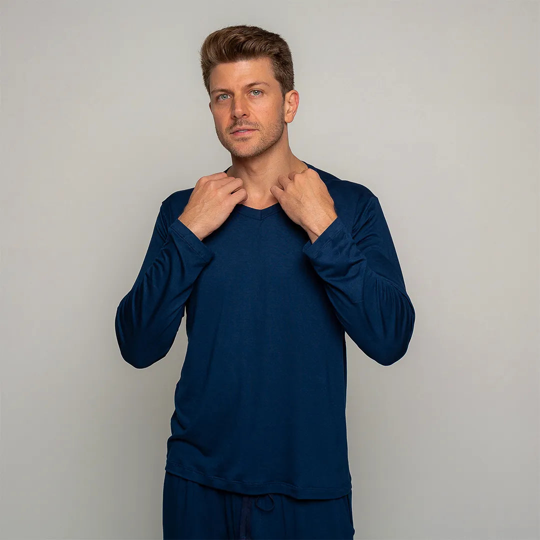 Camiseta Manga Longa Masculino Comfty®