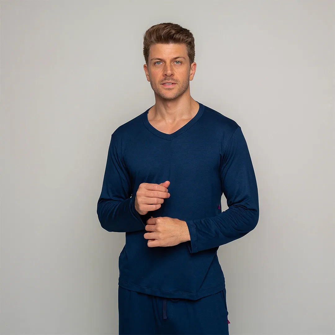 Camiseta Manga Longa Masculino Comfty®