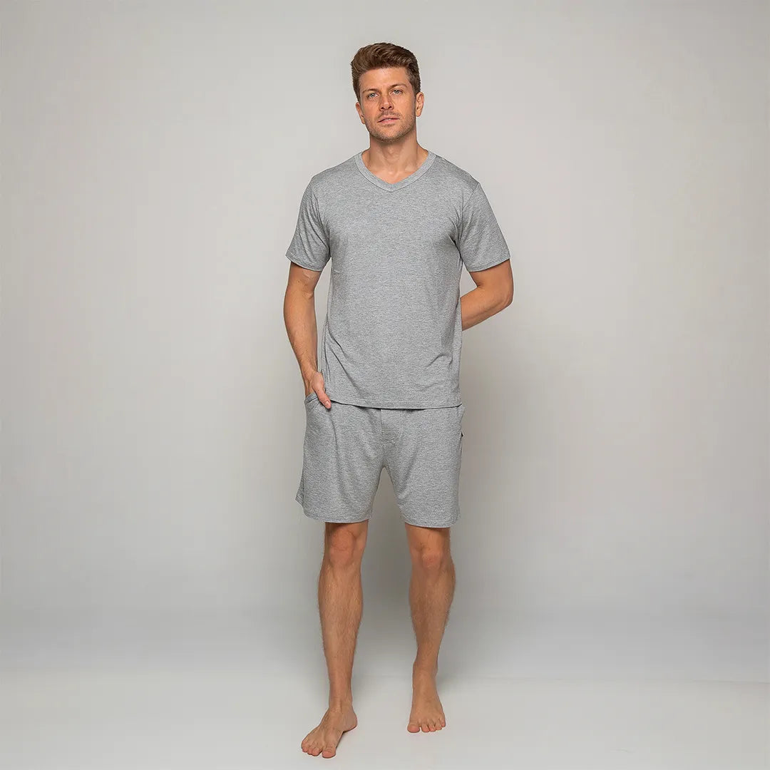 Pijama Masculino Comfty® (Camiseta Manga Curta + Short)