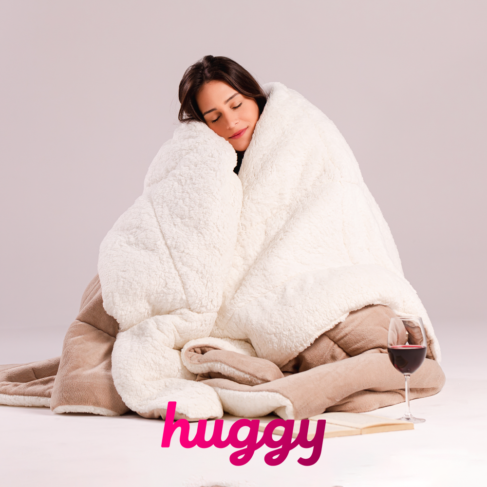 Kit PillowTop Pluma Natural + 2 Travesseiros Pluma Touch® + Huggy®