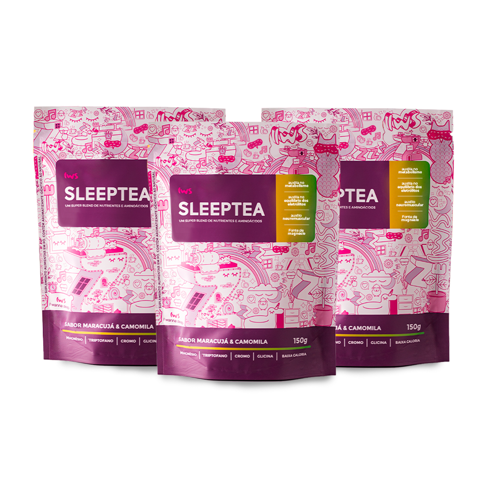 Kit 03 Sleeptea® IWS - Maracujá e Camomila