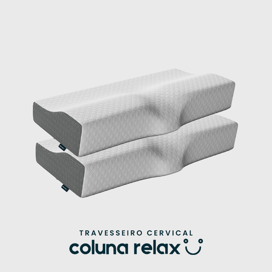 Kit com 2x Travesseiros Cervical Coluna Relax® :)
