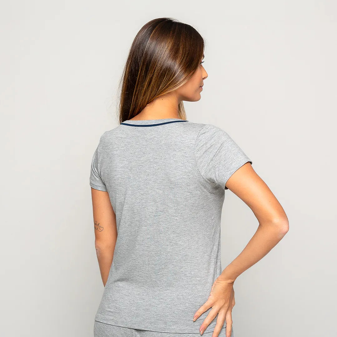 Camiseta Manga Curta Feminino Comfty®