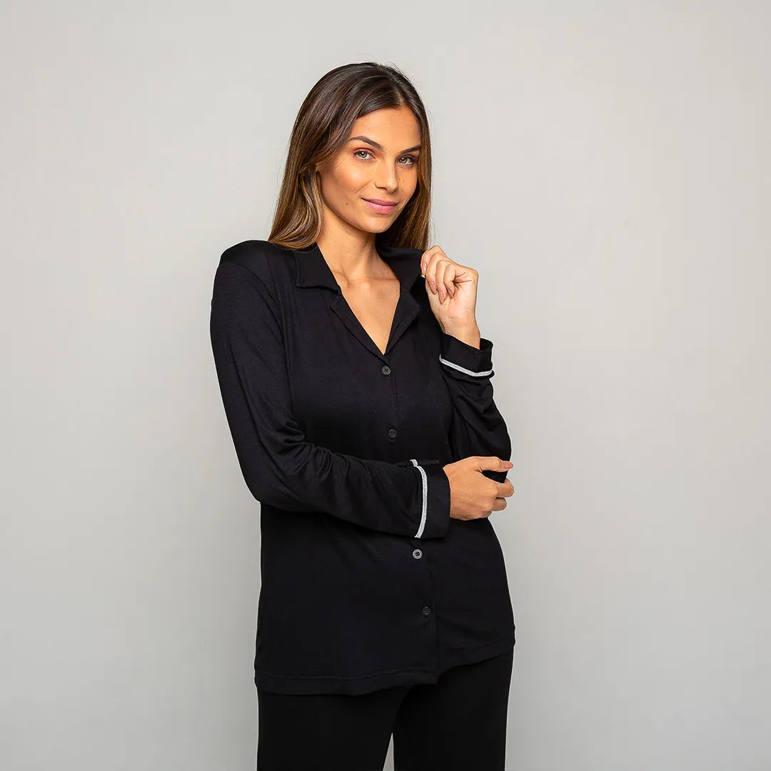 Camisa Manga Longa Feminino Comfty®