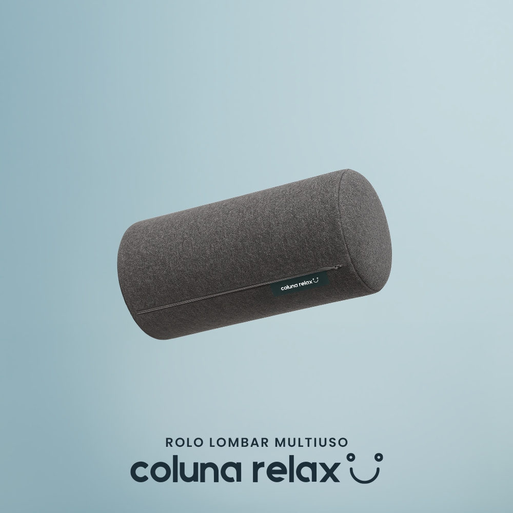 Rolo Lombar Multiuso Coluna Relax® – Órtese ortopédica para alívio das dores