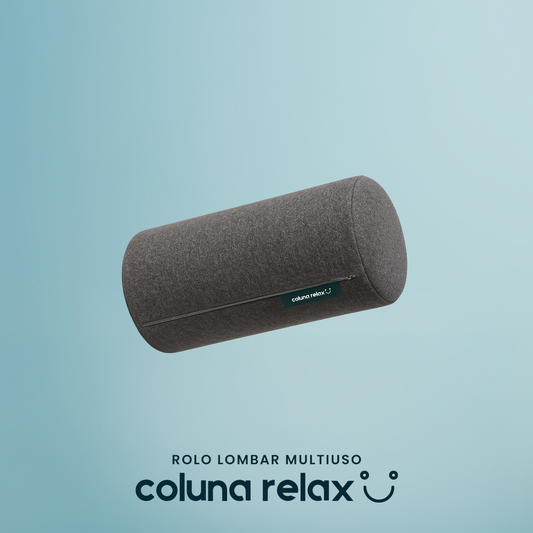 Rolo Lombar Multiuso Coluna Relax® – Órtese ortopédica para alívio das dores