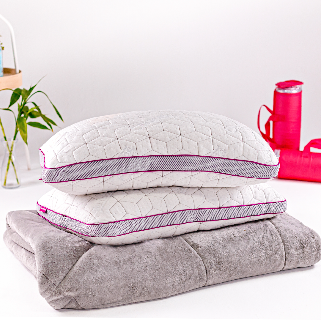 Kit com 2x Travesseiros IWS Snow® + 2x Travesseiros IWS Snow®Mini