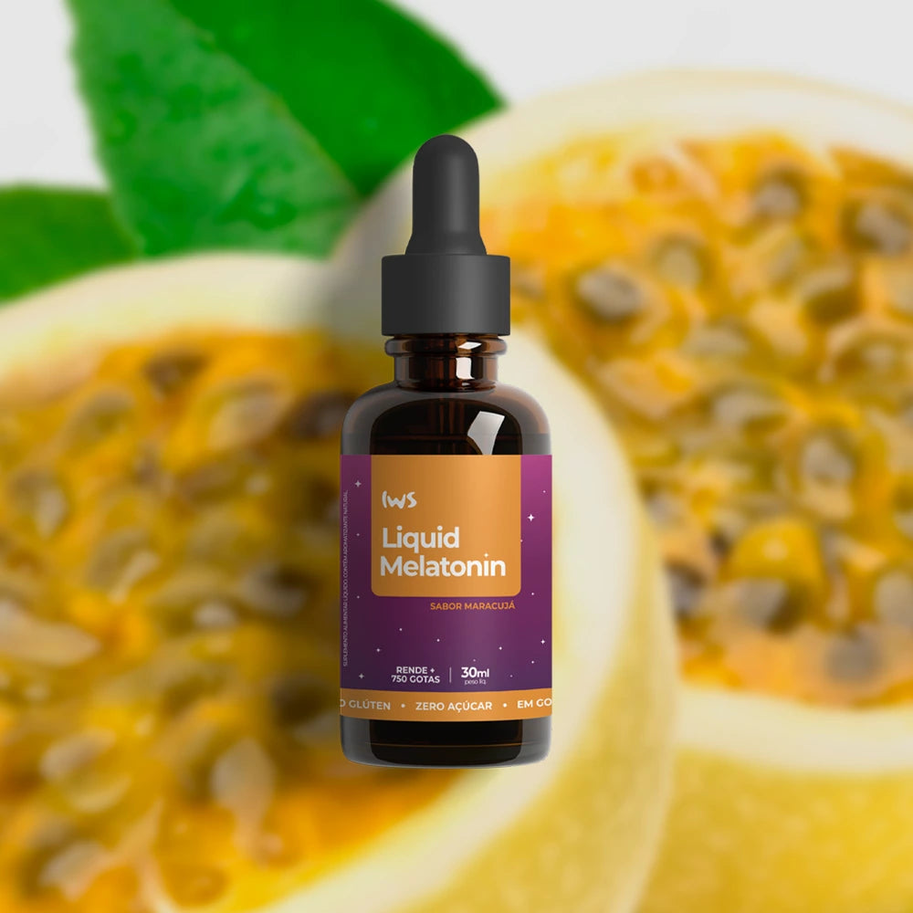 Melatonina Líquida IWS 30ml Maracujá 750 gotas