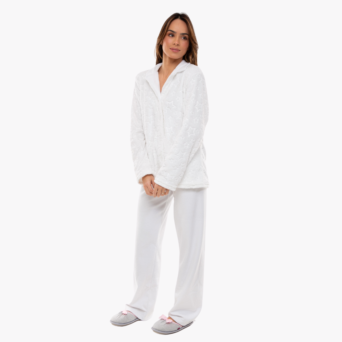 Pijama Feminino IWS Longo Fleece