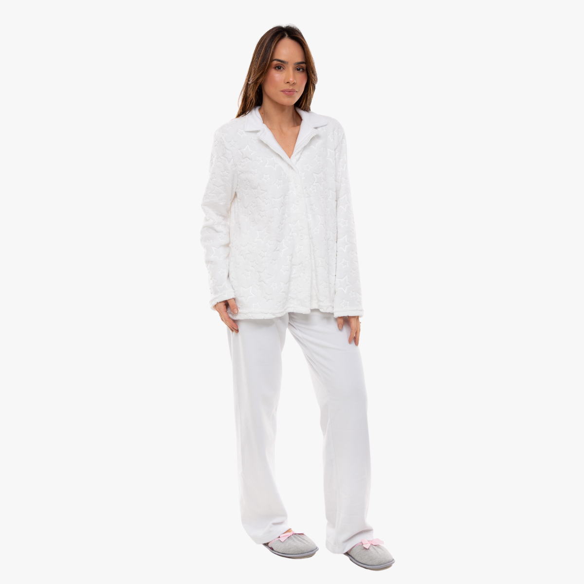 Pijama Feminino IWS Longo Fleece