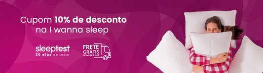 Cupom de desconto exclusivo I wanna sleep