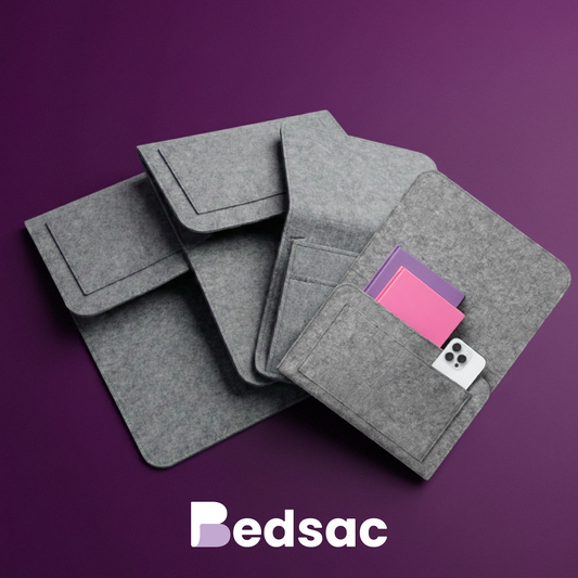 Kit com 4 Bedsac™ Organizador de Cabeceira