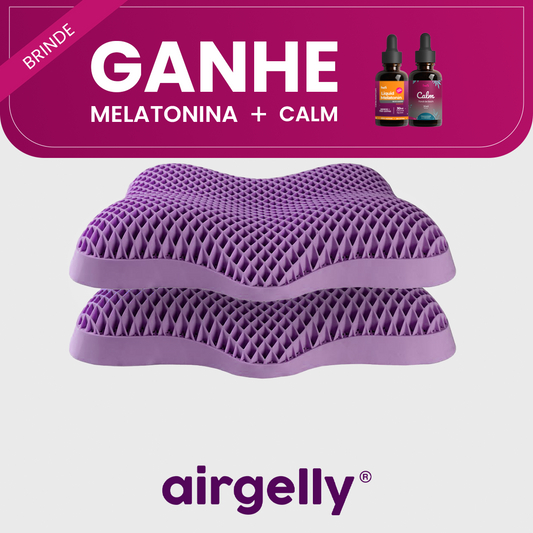 Kit com 2 Travesseiros IWS Airgelly® 2.0