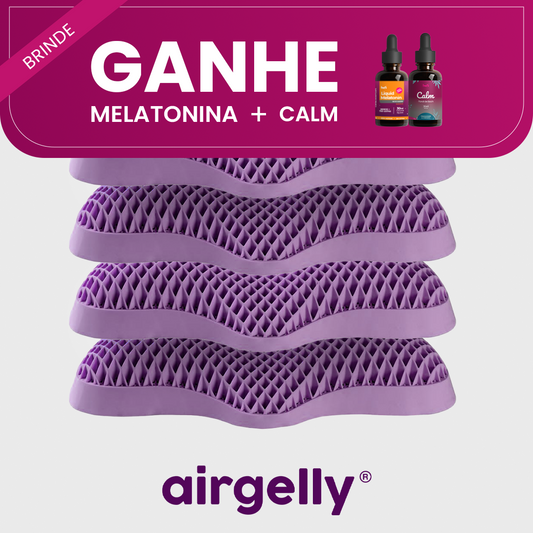 Kit com 4 Travesseiros IWS Airgelly® 2.0