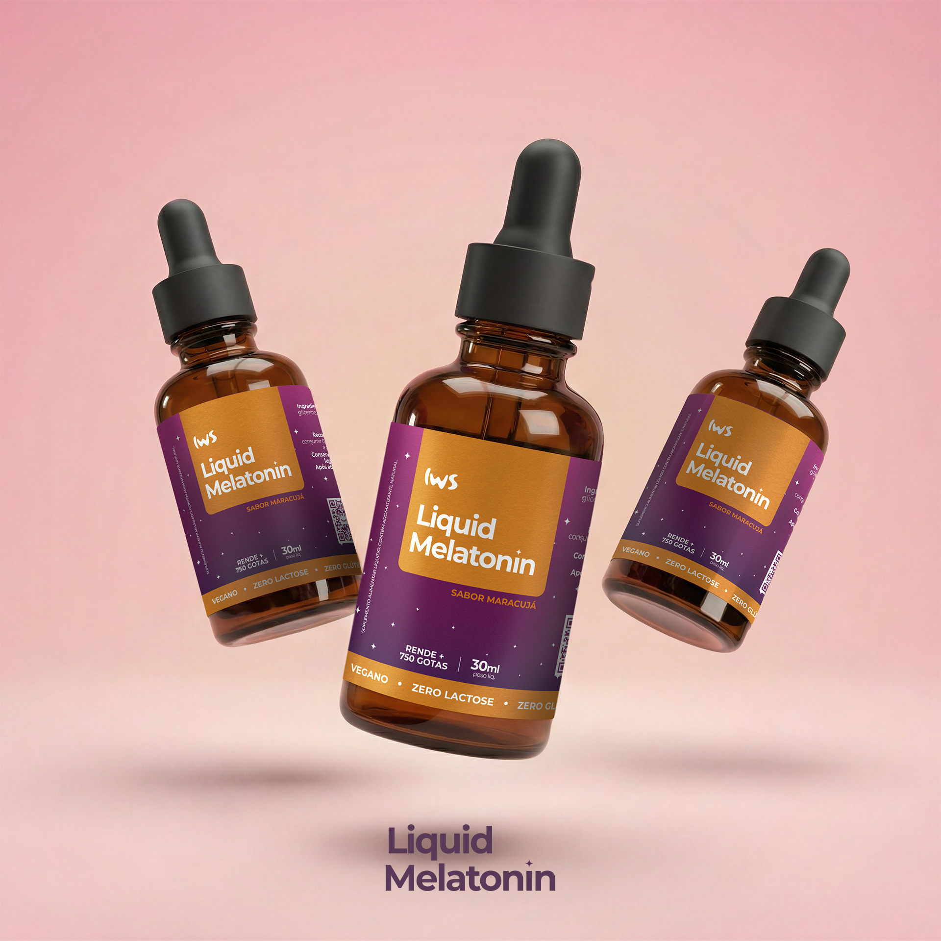 Kit 03 Melatonina Líquida IWS Maracujá