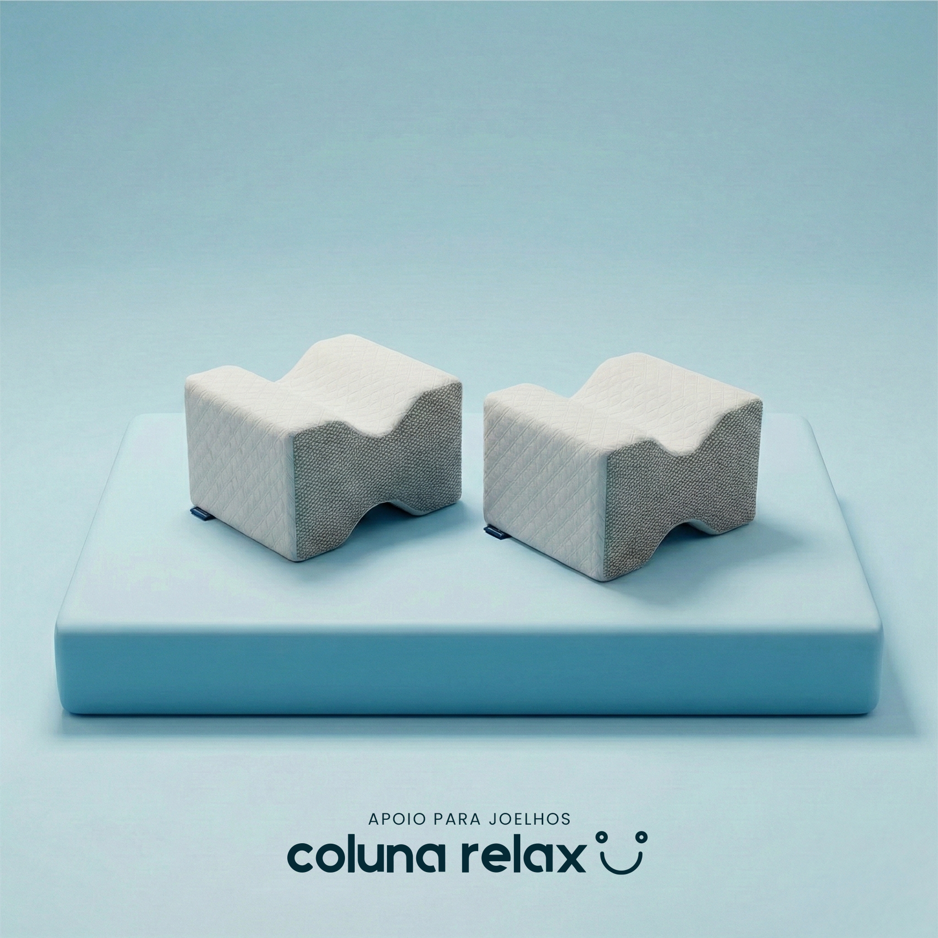 Kit 2x Travesseiro Apoio de Joelhos Coluna Relax® :)