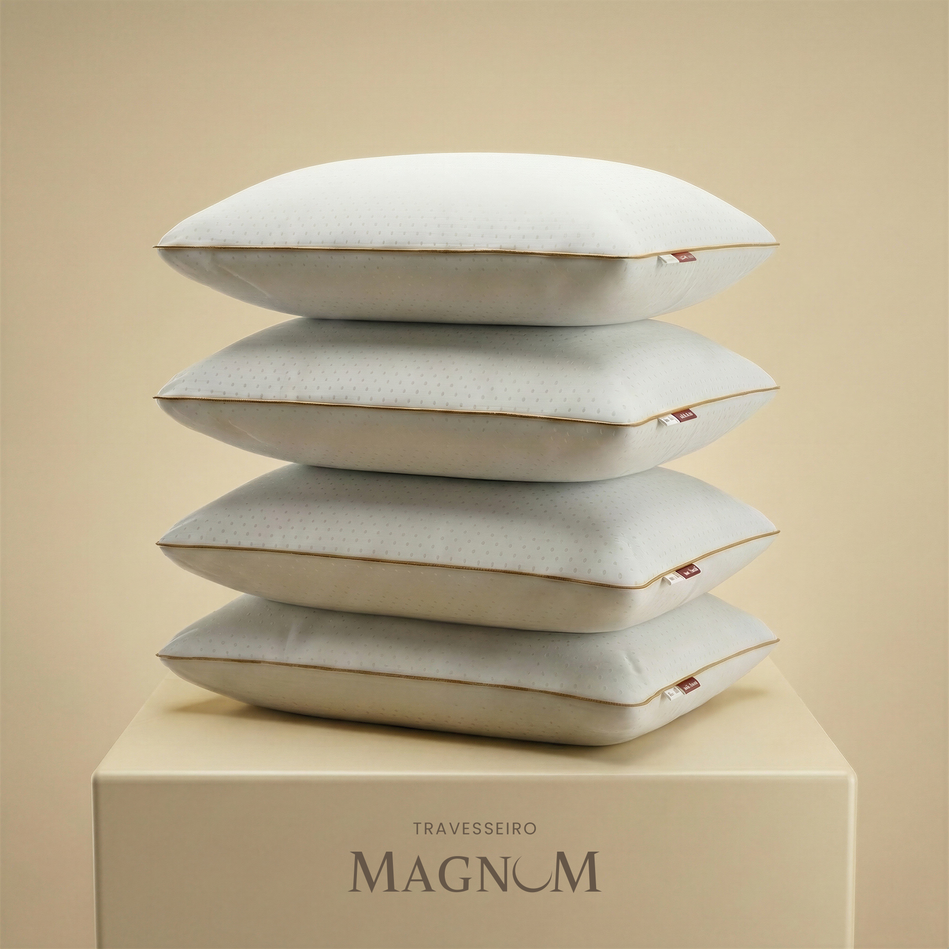 Kit 4X Travesseiro Magnum Pluma AirFiber IWS