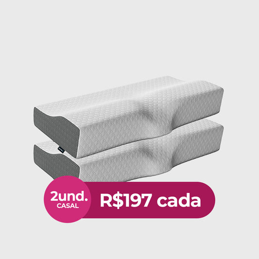 Kit com 2x Travesseiros Cervical Coluna Relax® :)