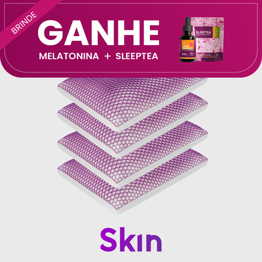 Kit com 4 Travesseiros IWS Skin®  - Skincare Enquanto Dorme