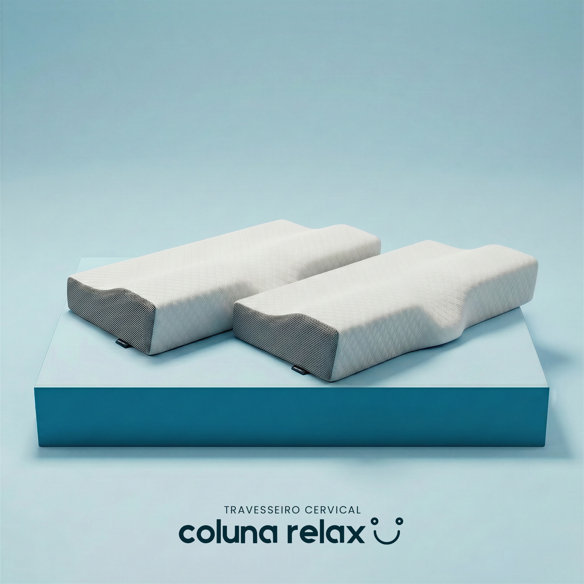 Kit com 2x Travesseiros Cervical Coluna Relax® :)