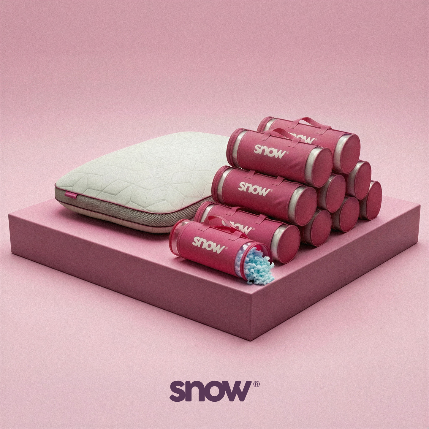 Kit com 10 Travesseiros IWS Snow®