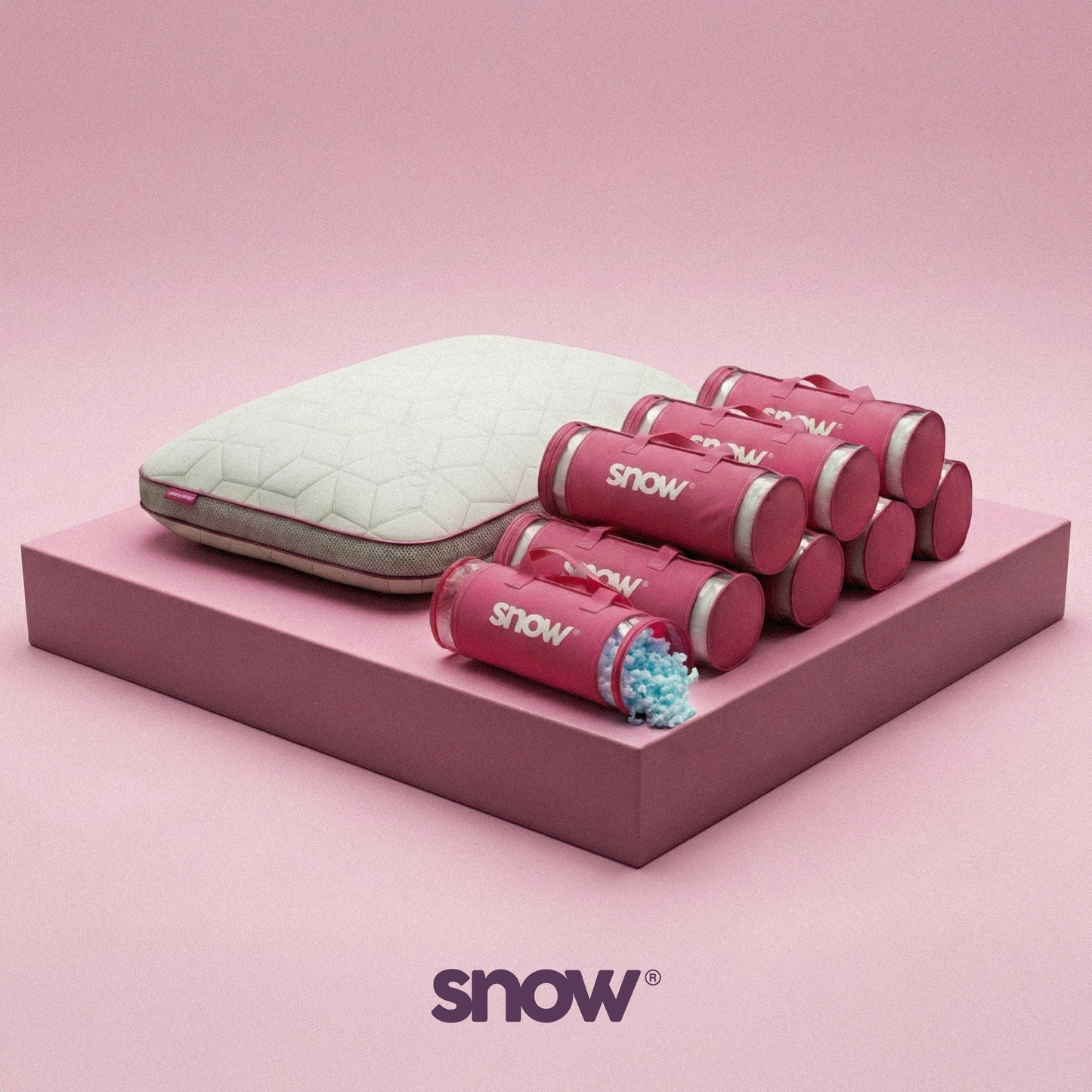 Kit com 8 Travesseiros IWS Snow®