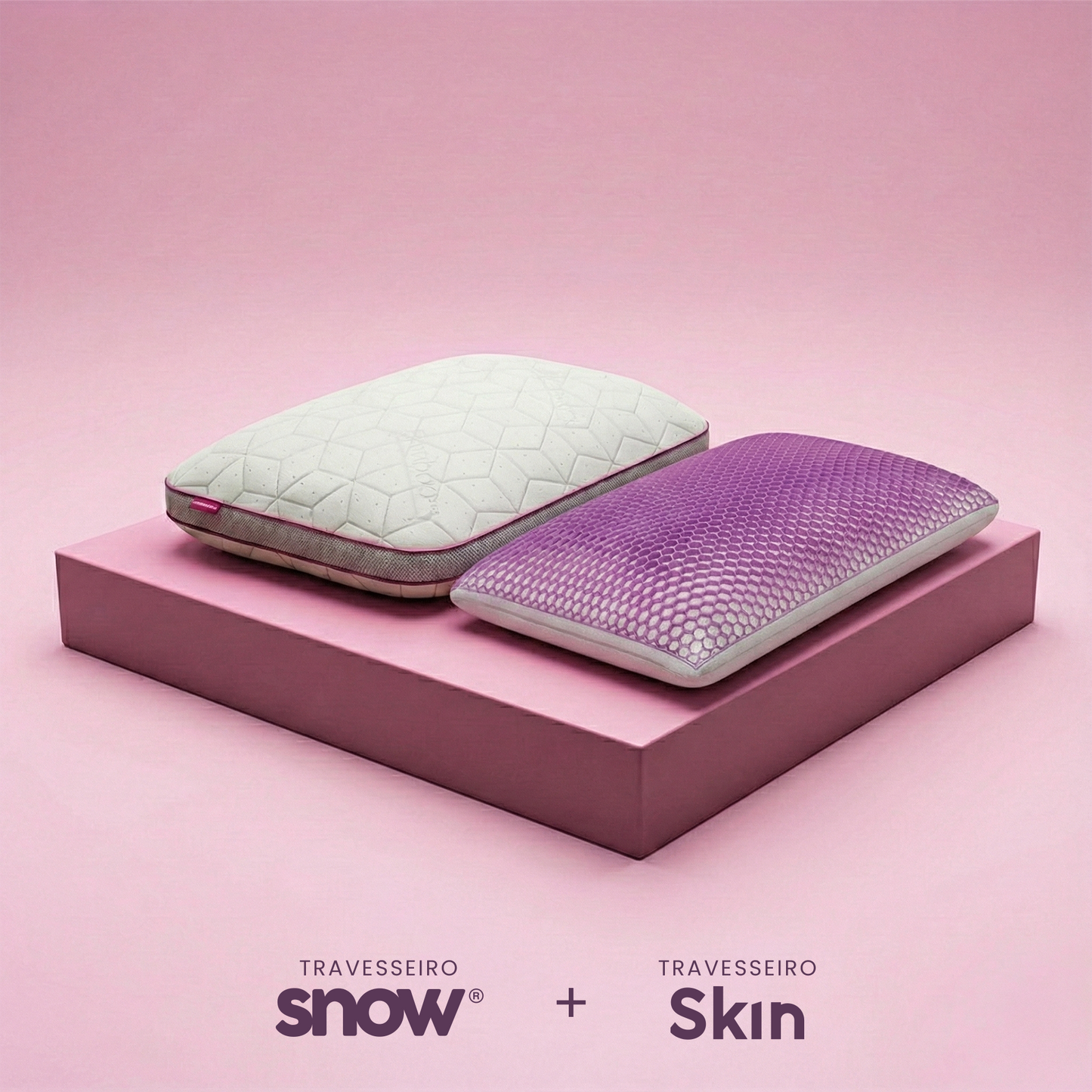 Kit com Travesseiro IWS Snow® + Travesseiro IWS Skin®