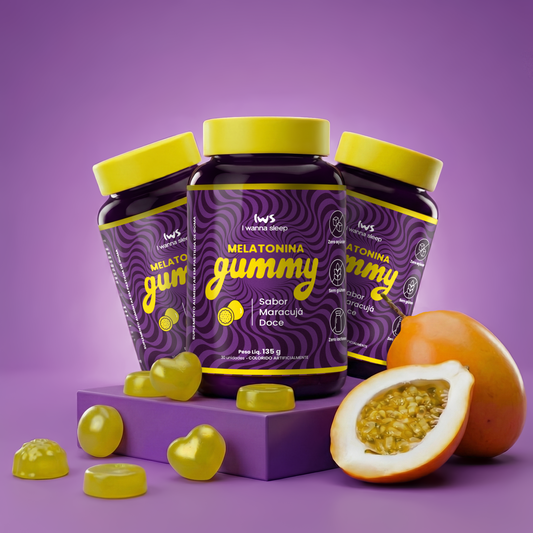 Kit 3x Melatonina Gummy IWS Maracujá Doce