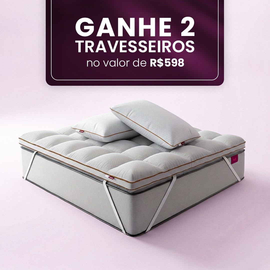 Kit Dormir nas Nuvens - Pillow Top Magnum