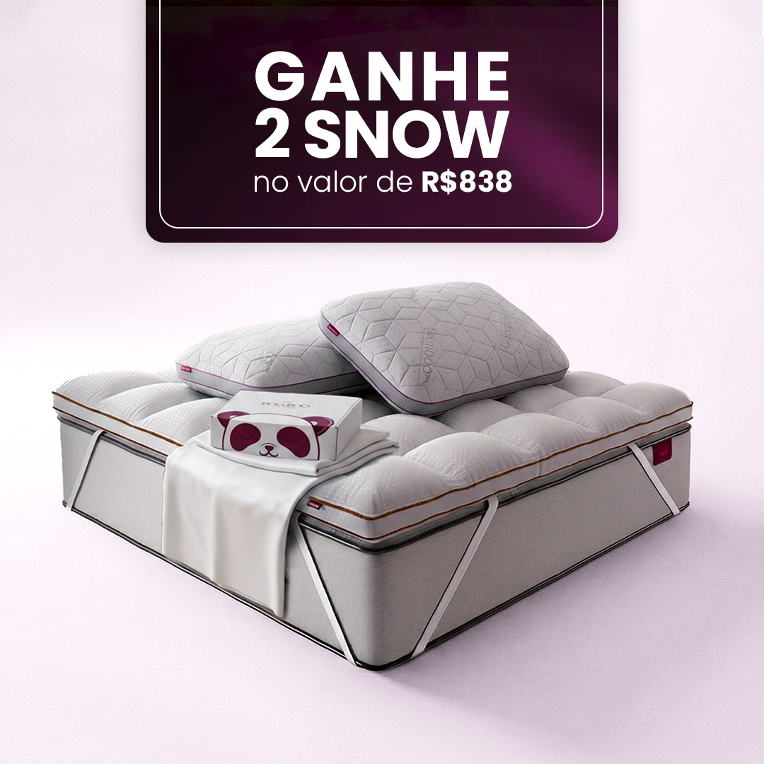 Kit Cama de Hotel 5 Estrelas - Pillow Top Magnum + Bao Bao