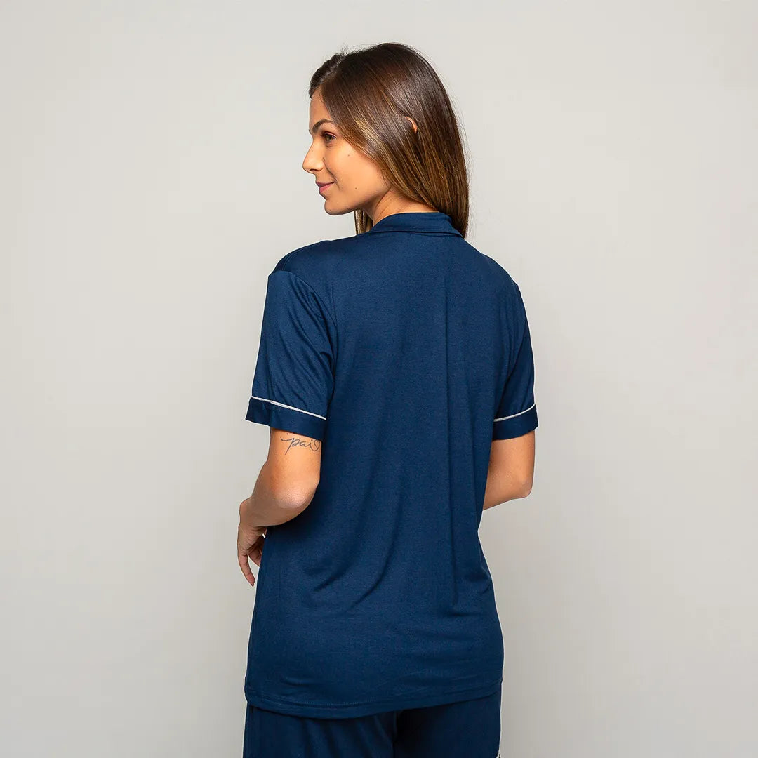 Camisa Manga Curta Feminino Comfty®