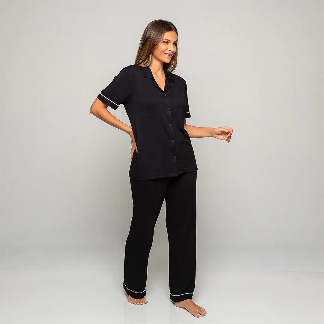 Camisa Manga Curta Feminino Comfty®