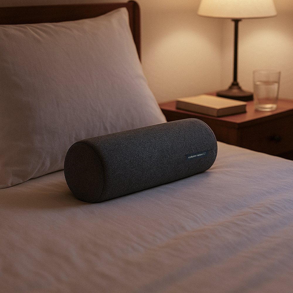 Rolo Lombar Multiuso Coluna Relax® – Órtese ortopédica para alívio das dores
