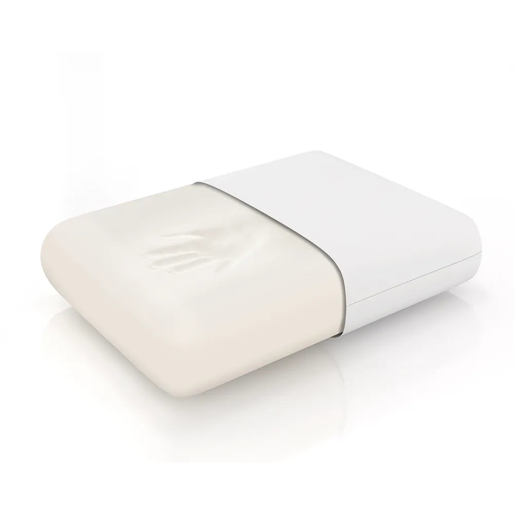 travesseiro nasa com tecnologia de alta qualidade,  memory foam conhecido como "espuma da memória", demonstrando como ele é projetado para se moldar perfeitamente aos contornos do corpo, proporcionando um alívio de pressão sem igual.