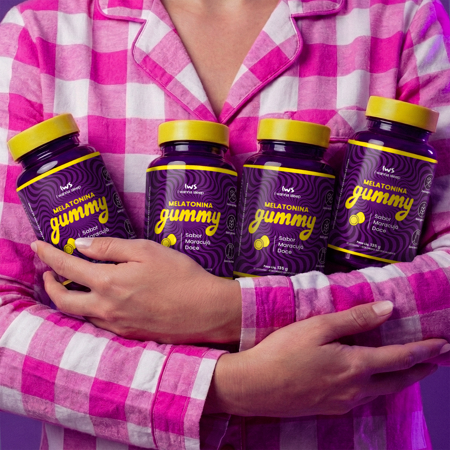 Melatonina Gummy IWS Maracujá Doce